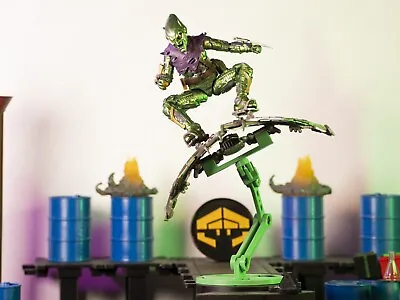 Designincase 3D Printed Marvel Legends No Way Home Green Goblin Glider Stand • $12