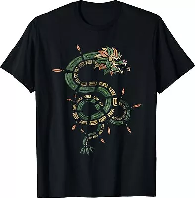 New Limited Quetzalcoatl Aztec Feathered Serpent Mayan Inca Toltec T-Shirt • $22.99