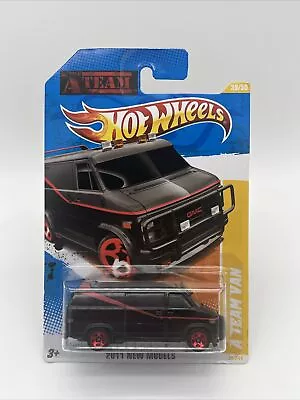 Hot Wheels 2011 New Models #39/50 A Team Black GMC Van #39/244 Protector Case • $25