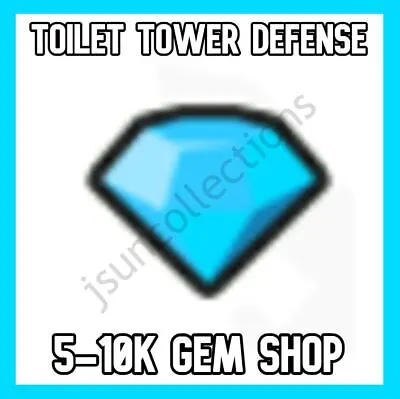 ✨ CHEAPEST Bulk Gems ✨ Toilet Tower Defense Roblox ✨ TTD ✨ • £8.66