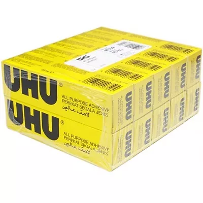 10 X UHU All Purpose Super Glue Plastic Wood Extra Strong Clear Adhesive Boxed • £18.99