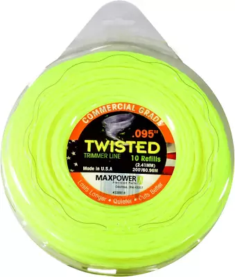 Maxpower Twisted .065 X 420ft Weedeater Trimmer Line String Usa Fast Ship 121045 • $23.95