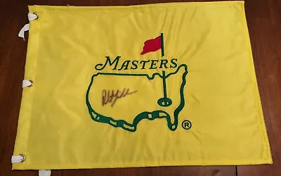 Phil Mickelson Autographed Signed UNDATED MASTERS Golf Pin Flag • $225