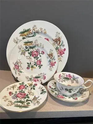 $129.95 • Buy Charnwood By Wedgewood 5 Pc Bone China Place Setting Made In England