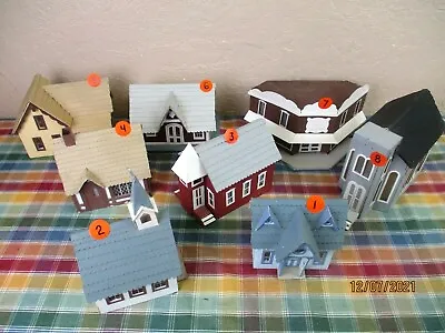 Model Railroad Approx. O/S? Scale Handmade Mahogany Plywood Buildings • $17.99