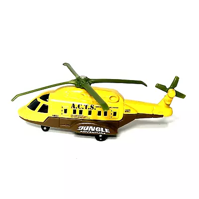 2003 Matchbox Mission Chopper Yellow Jungle Adventure Crew - Helicopter Rescue • $9.38