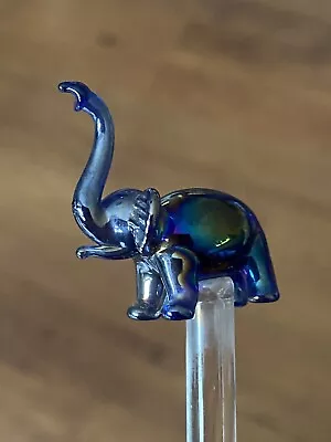 Retro Vintage Elephant Glass Cocktail Stirrers Swizzle Stir Sticks X1 • £4.99