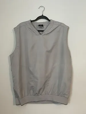 $14.90 • Buy Nike Golf Mens V Neck Pullover Logo Sweater Sleeveless Gray Size Large