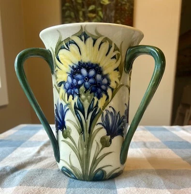 £779.64 • Buy MOORCROFT: $4,000 1930s Cornflower 3-handled Tyg-signed