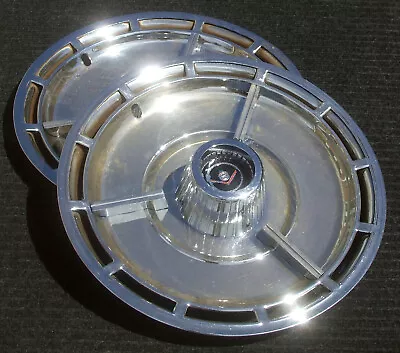 Lot Of 2 Vintage 14  Namsco Spinner Hubcaps Wheel Covers Like 1964 Impala SS • $59.99