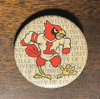 Vintage Louisville Cardinals Athletics Football Basketball Pin - 1.5” • $15