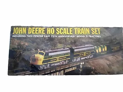 New Athearn John Deere  HO Scale Train Set 75th Anniv W/2 Model D Tractors • $95