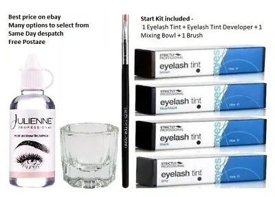 Strictly Professional Eyelash & Eyebrow Tint Dye Single Colour OR Kit  Sold • £3.99