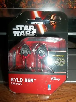 Star Wars The Force Awakens Kylo Ren Earbuds  BRAND NEW  • $9.99