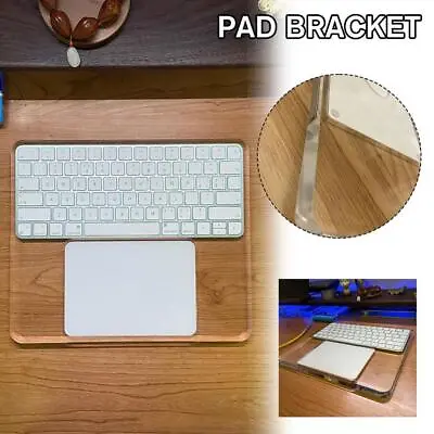 Acrylic Stand Station Crystal Pad Bracket For IMac T1 Trackpad S2 2024 New K5J4 • £30.94