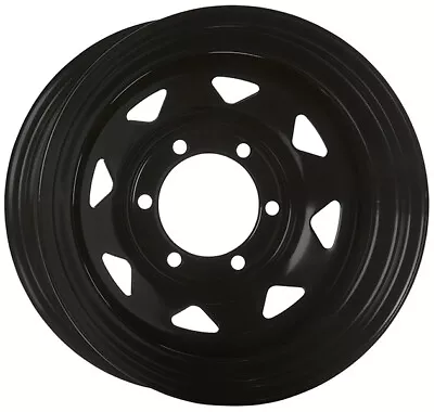 Extreme 4x4 Steel Wheel 15x8  6/139.7 0P Black 110.1cb Fits 4 Runner PK Ranger • $93.90