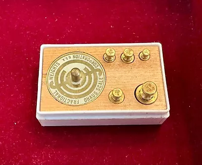 Vintage Ohaus Scale Fractional Weights Set • $24