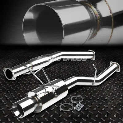 For 89-94 240sx S13 Bolt-on Stainless Steel Catback Exhaust Muffler 4 Rolled Tip • $131.95