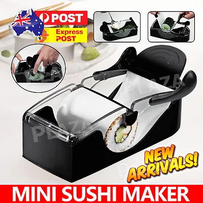 $11.85 • Buy Sushi Roller Maker Kit DIY Easy Rice Rolling Machine Kitchen Gadget NEW