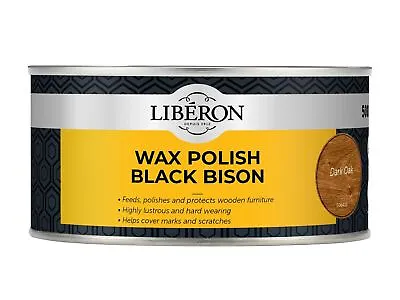 Liberon Wax Polish Black Bison Dark Oak 500ml • £10.96