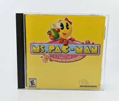 Ms. Pac-Man: Quest For The Golden Maze PC 2001 CD-ROM Game • $8.93