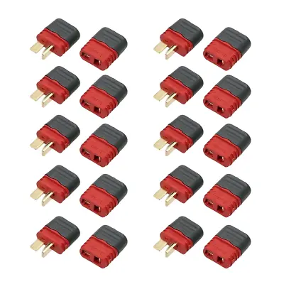 10 Pairs Male Female Deans Connectors Ultra T Plug RC Battery Adapters Lipo • $10.50