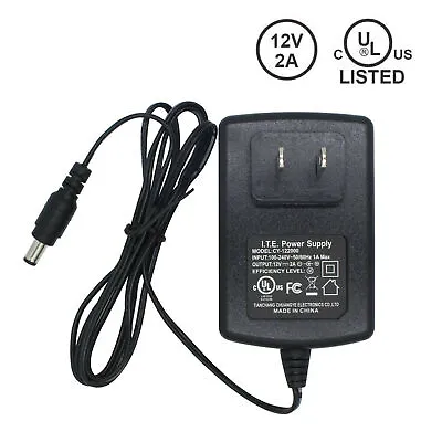 $5.99 • Buy Power Supply Adapter AC/DC 12V 1A 2A For Security Camera CCTV / LED Strip Light