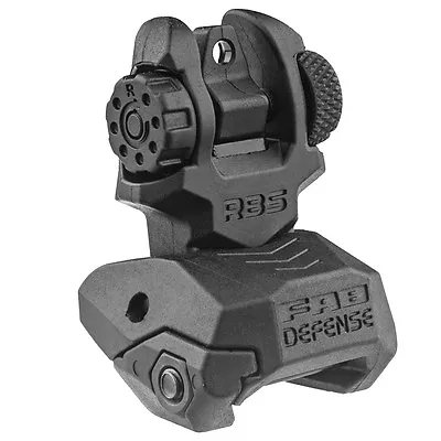 FAB Defense Rear Polymer Back-Up Low Profile Picatinny Sight - RBS • $52.71