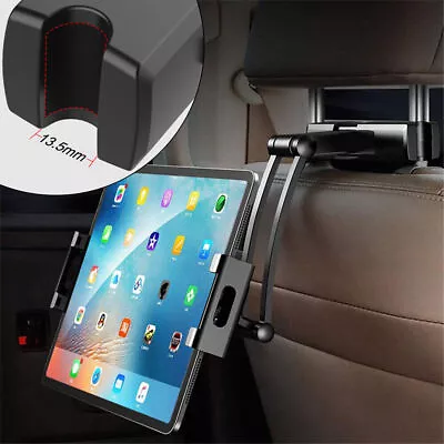 Universal 360° Car Seat Back Headrest Mount Holder For Apple IPad Phone Tablet • £8.99