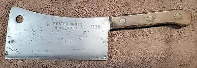 Fulton Brand Made By Foster Brothers 1138 Meat Cleaver U.S.A. 14  Long • $55