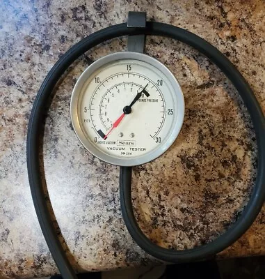 $20 • Buy Penske Sears 244  2114  Vacuum Gauge Fuel Pump Pressure Tester Vintage