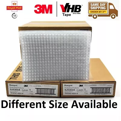 £21.95 • Buy Self Adhesive Rubber Feet Bumper Pads Cupboard Door Silicone Bumpers Stops 3m