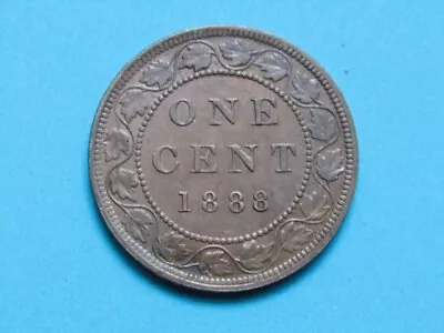 1888 Canada 1 Cent Coin   Queen Victoria  High Grade Pretty Much Uncirculated. • £49.99