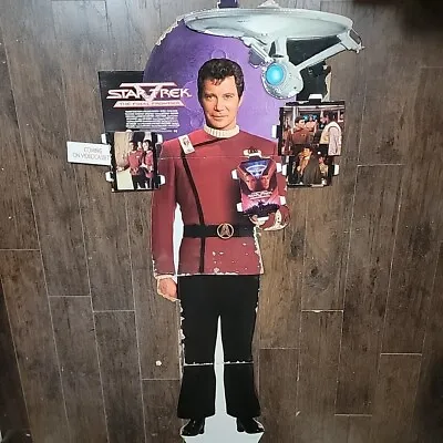 1989 Star Trek V : The Final Frontier Standee Captain Kirk Video Movie Display • $79.99