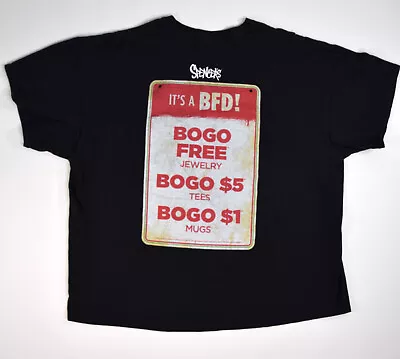 Vintage Spencer’s Gifts Employee Its A BFD! BOGO Black T Shirt | Size 2XL • $23.18