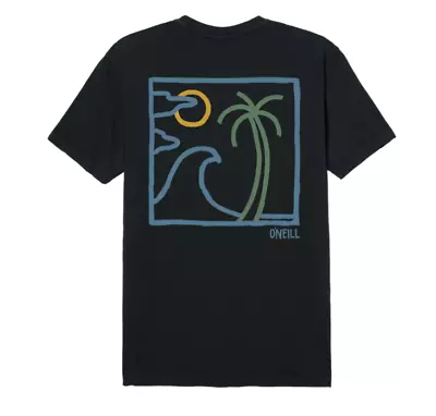 O'Neill Chalklines Tee-Dark Charcoal Men's T Shirt • $14.50