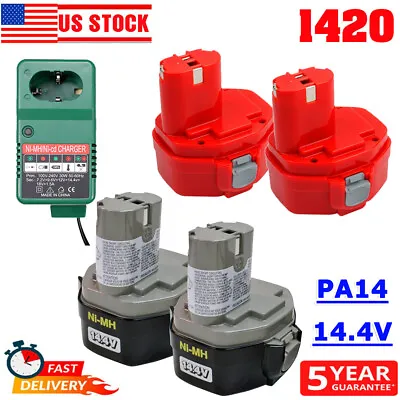 For Makita 14.4V 1420 Battery 4.8Ah 1422 1433 1434 1435 1435F 192699-A 193158-3 • $20.89