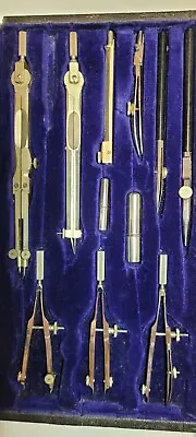 Drafting Tool Set Vintage Doric K & E In Case Favorite N9526 Made In Germany • $49.41