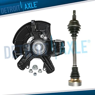 Front Left Knuckle Wheel Hub Bearing CV Axle Shaft Kit For VW Beetle Golf Jetta • $144.88