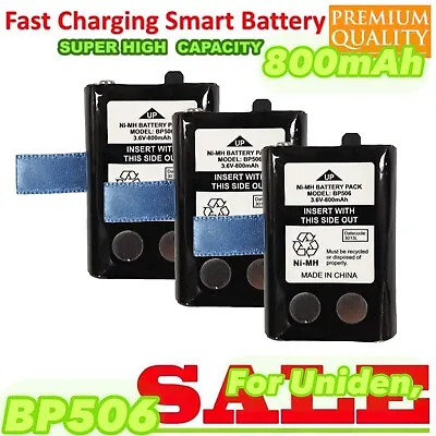 3x Battery For Uniden UHF Radio UH510-2 UH515-2 UH515SX UH515SX-N UH515SX-NB • $43.10