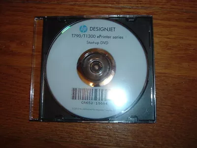 Original Start Up Disk For HP DesignJet T1300/T790 Plotters.DriversManualsDVD • $100