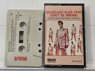ELVIS PRESLEY - ELVIS' GOLD RECORDS VOL 2 (Cassette 1978 RCA) APK1-2075 • $3