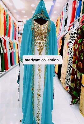Kaftans For Women Dubai Moroccan Kaftan Caftan Modern Islamic Abaya Floor Length • $60