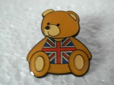 £1.60 • Buy Teddy Bear In Union Jack Vest Pin Badge. Lapel. Brand New. Olympics. GB 