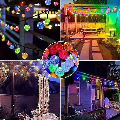 LED Solar Power String Fairy Lights Garden Outdoor Party  Christmas Decoration • $19.94