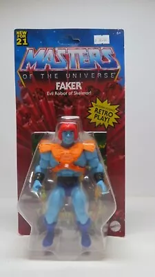 Masters Of The Universe Origins Faker Blue He-Man Retro Action Figure New MOC  • $9.99