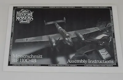 REVELL Bf 110C-4/B #8617 ⭐PARTS⭐ INSTRUCTION BOOKLET 1:32 • $4.47