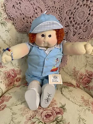 Papered Cabbage Patch Xavier Roberts Little People Soft Sculpture Doll • $110