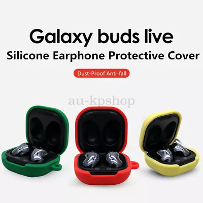 2x For Samsung Galaxy Buds Live Earbuds Earphones Silicone Protective Case Cover • $22.41