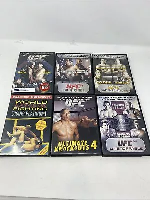 Lot Of 6 DVD’s 5 UFC And 1 World Extreme Fighting • $9.99